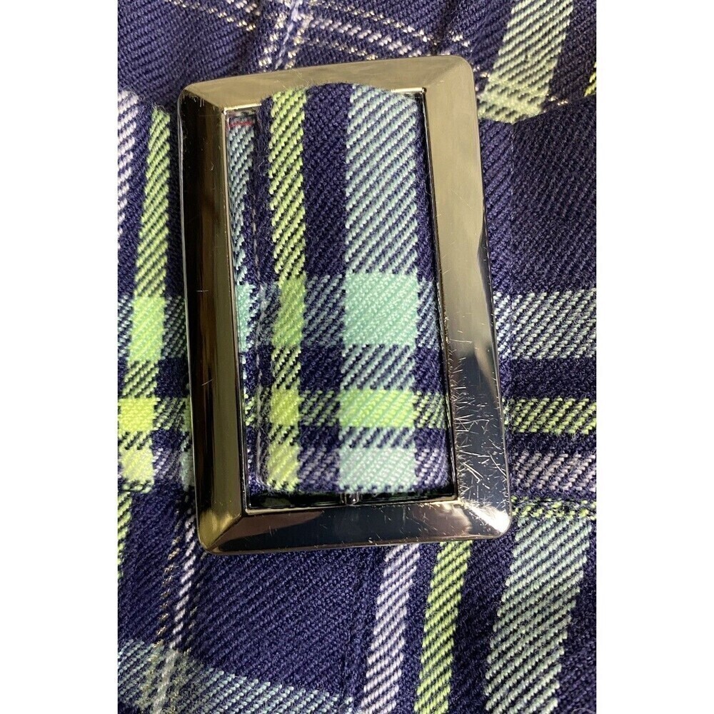 Justice Girls Faux Wrap Plaid Skirt Size L 12/14 - Picture 12 of 12